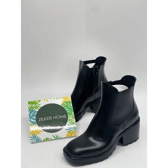 Inc International Concepts Women's Eadin Rain Boots - Black 8M - Picture 1 of 8
